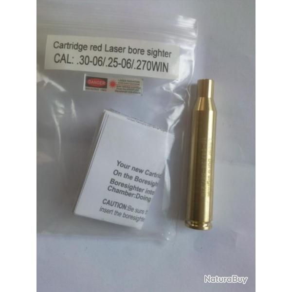 BALLE LASER DE REGLAGE CAL 30-06 /270 Win/25-0  POUR LUNETTES ET POINT ROUGE