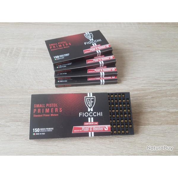 750 Amorces Fiocchi Small Pistol