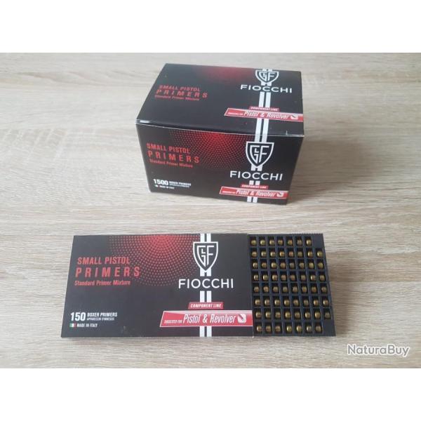 1500 Amorces Fiocchi Small Pistol