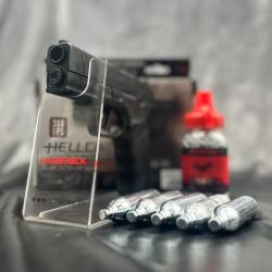 PACK PR&Ecirc;T A TIRER PISTOLET GBB HELLCAT PRO 4.5 CO2 BBS / PELLET