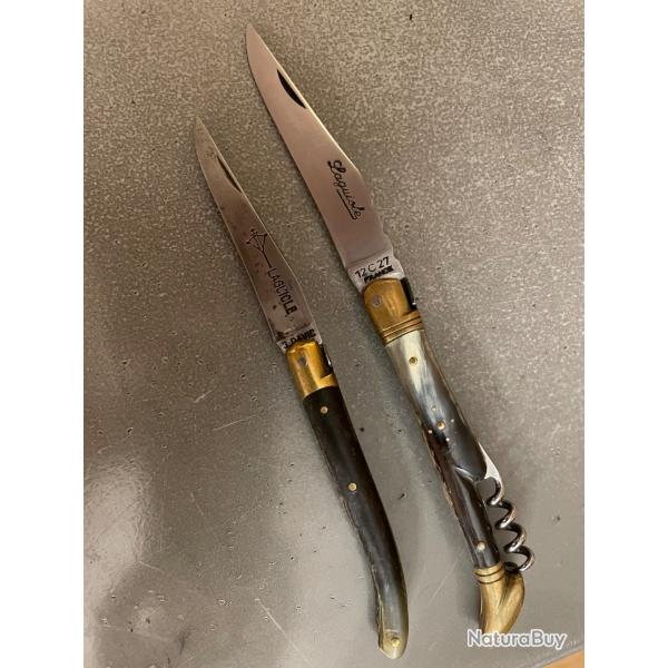 Lot de couteaux laguioles