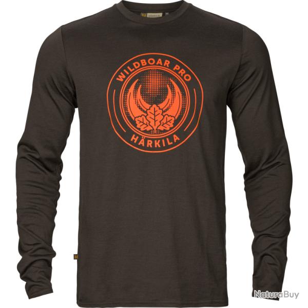 HARKILA GAME L/S T SHIRT SHADOW BROWN WILDBOAR