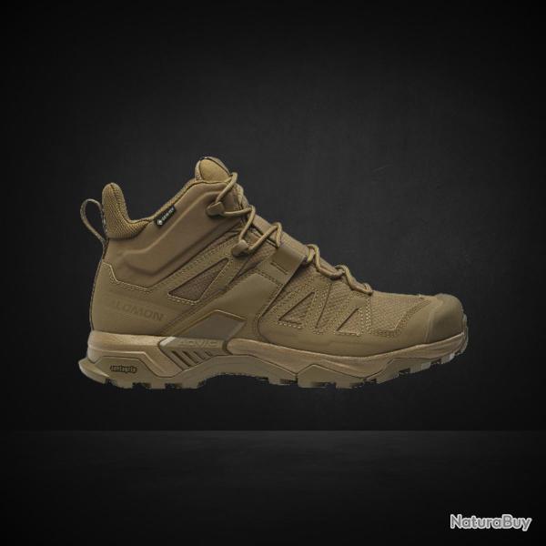 CHAUSSURES SALOMON X ULTRA FORCES MID GTX - COYOTE 44 2/3