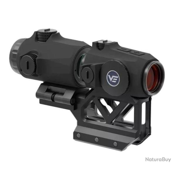 COMBO POINT ROUGE MAVERICK-IV MINI 1X20 x MAGNIFIER MAVERICK-IV 3X22/ PICATINNY HAUT