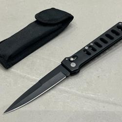 Stiletto &agrave; ouverture manuelle ench&egrave;re