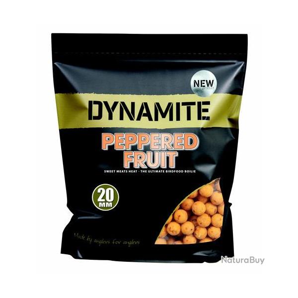 Bouillettes Dynamite Baits Peppered Fruit 20mm 1kg