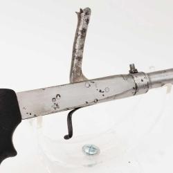 CURIEUX PISTOLET DIT DE BOTTE &Agrave; PERCUSSION ET &Agrave; COFFRE FIN XIX&egrave; France XIX eme