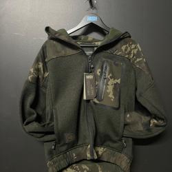 NASH TACKLE ZT NORDIC FLEECE ZIPPED HOODY