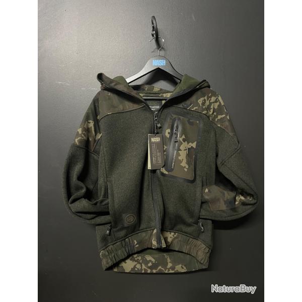 NASH TACKLE ZT NORDIC FLEECE ZIPPED HOODY