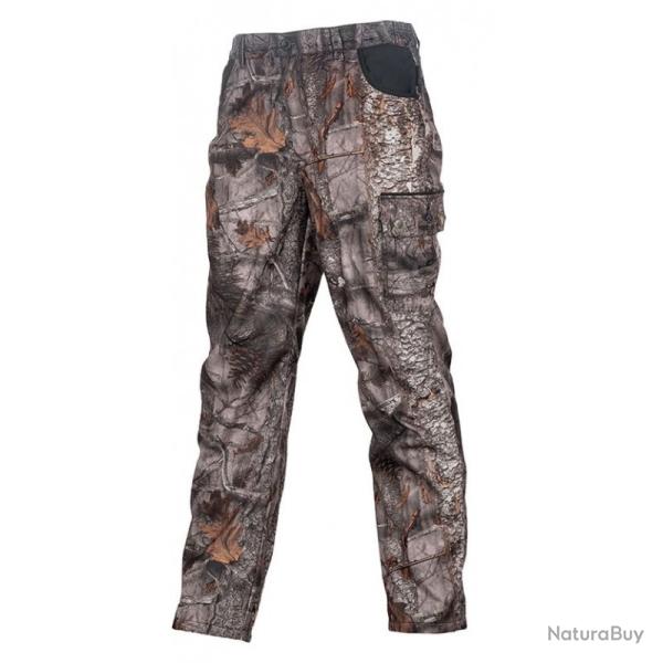 PANTALON POLAIRE DE CHASSE TREELAND CAMOUFLAGE FORET TAILLE 44