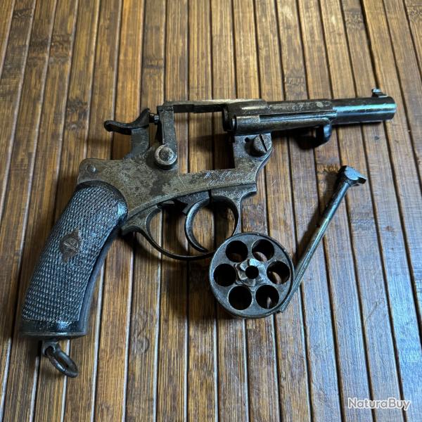 REVOLVER D'ORDONNANCE FRAN�AIS  MOD�LE 1874 de 1878 SAINT ETIENNE