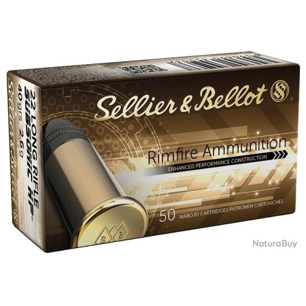 Balles Sellier & Bellot HP Subsonic - Cal. 22LR