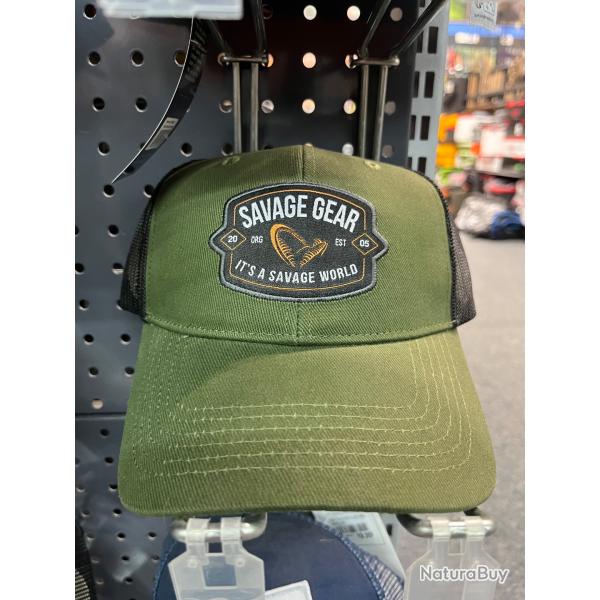 CASQUETTE SAVAGE GEAR VERTE