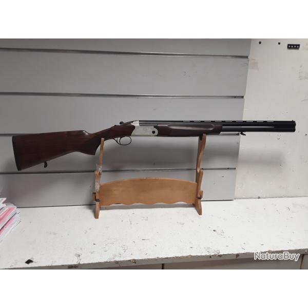 Fusil superpose Luger  eagle BECASSIER  cal.20/76 bois can.61cm