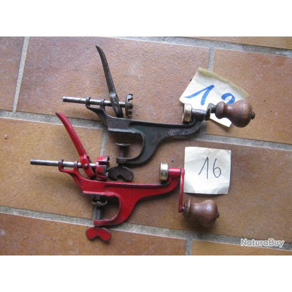 LOT DE SERTISSEURS CAL 16 ET CAL 12