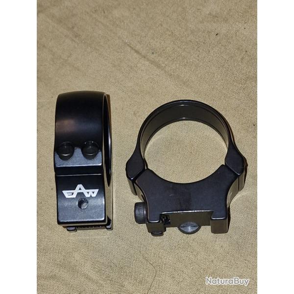 Colliers EAW 30mm pour rail de 16mm HILMAR SUPER DESTOCK !!!