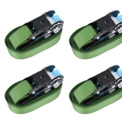 Sangles arrimage cliquet polyester vert 6 m 800 daN robustes