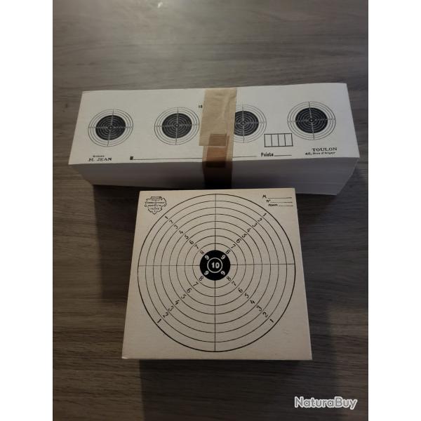 Lot de 200 cibles carton