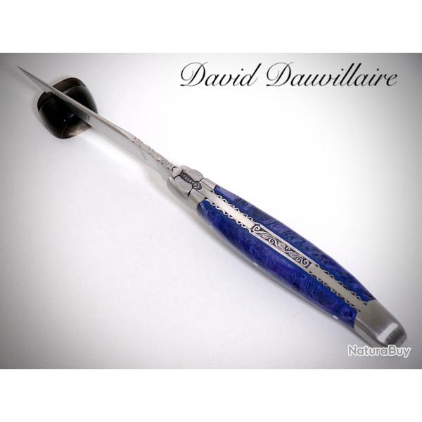 Laguiole Corail fossile cisel� par David DAUVILLAIRE