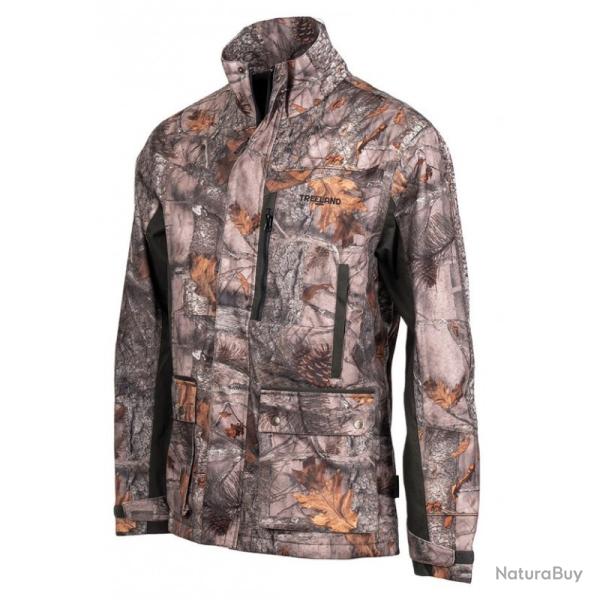 VESTE DE CHASSE TREELAND BICOLORE CAMOUFLAGE FORET TAILLE L