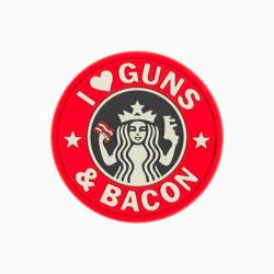 Patch Guns & Bacon Blanc/Rouge