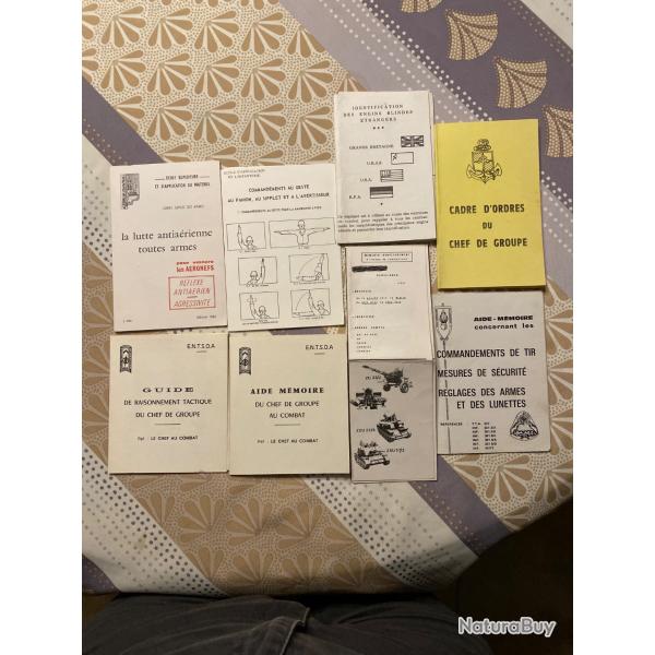 Lot aide m�moire du chef de groupe au combat