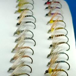 Lot de 24 Mouches Noy&eacute;es de Le&oacute;n (Sans Ardillon) #14