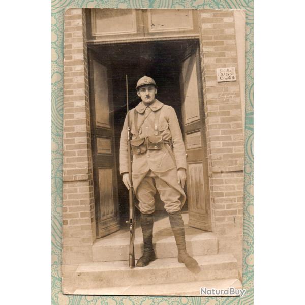 CPA - Photo - Soldat en faction -N�7369
