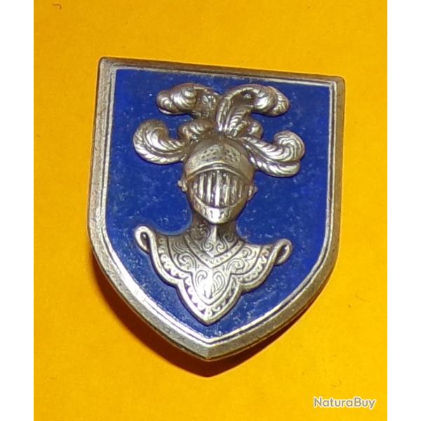 Ecole Application Arme Blind�e Cavalerie, �mail bleu fonc�, guilloch� , FABRICANT DRAGO PARIS , HOMO