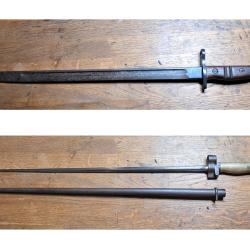 Lot Ba&iuml;onnettes WW1 US17 Winchester 1917 fusil Lebel &laquo;&nbsp;Rosalie&nbsp;&raquo;