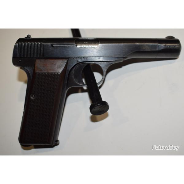 PISTOLET SEMI AUTOMATIQUE herstal browning 1910-22, cal 32 acp WW2