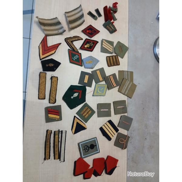 Patch �cusson grades galons militaires