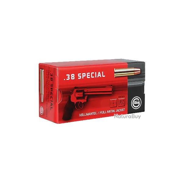Cartouche Cal. 38 FMJ GECO x50