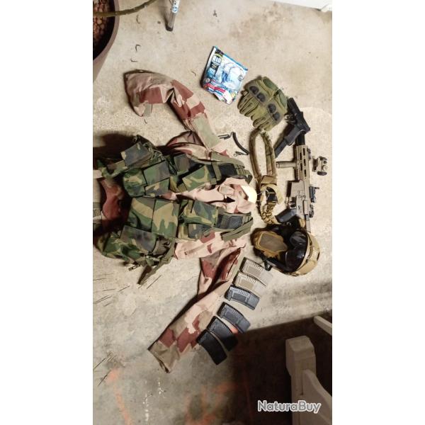 Lot airsoft complet, amoeba...