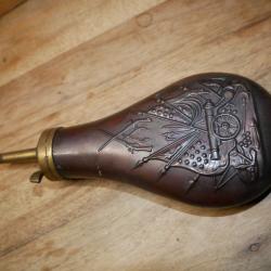 Poire &agrave; poudre pour Revolver &agrave; poudre noire en cal.44