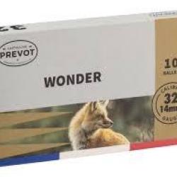 CARTOUCHES PREVOT calibre 14/63 MM WONDER 12g x10