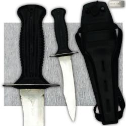 RARE & TR&Egrave;S BEAU COUTEAU '' DRAEGER '' DE SCAPHANDRIER 1950-60 INOX GRISBI ORIGINAL