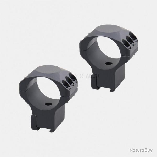 Colliers de lunette X-Accu 30mm Profil 1,25" pour Rail Dovetail