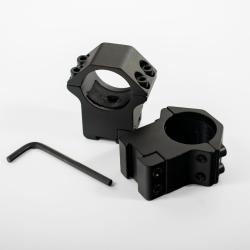 Colliers Queue d'Aronde 25,4mm pour Rail de 11mm - Profil Haut