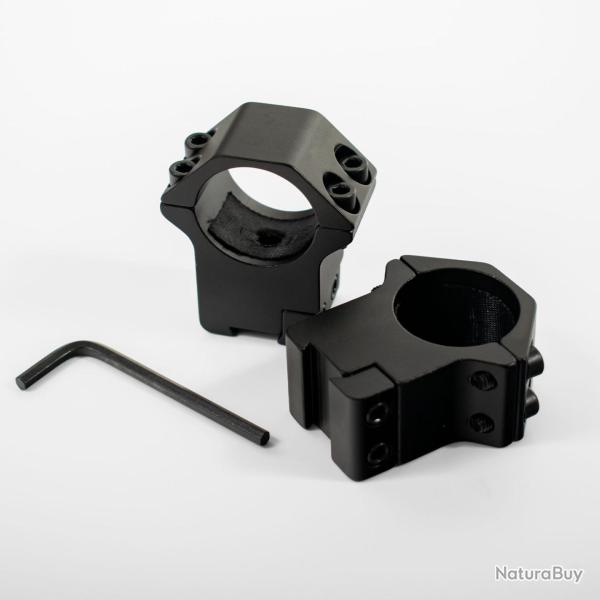 Colliers Queue d'Aronde 25,4mm pour Rail de 11mm - Profil Haut