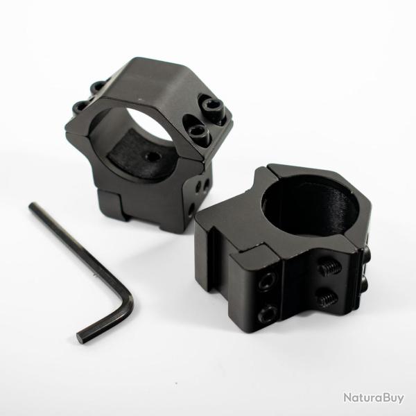 Colliers Queue d'Aronde 25,4mm pour Rail de 11mm - Profil Moyen