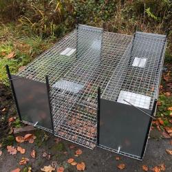 Poulailler &agrave; renard &agrave; app&acirc;t  150x70x120 (POUL190BF9)