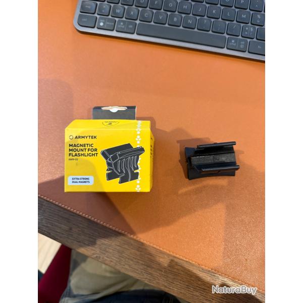 Fixation aimante pour fusil