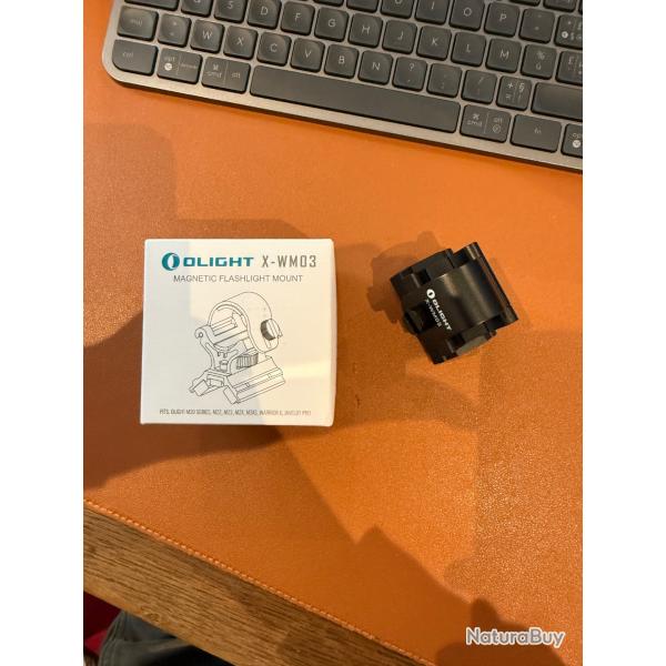 Fixation aimante pour fusil olight