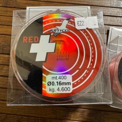 Artico Dinamite RED 400m -FIL P&Ecirc;CHE - 0,16mm