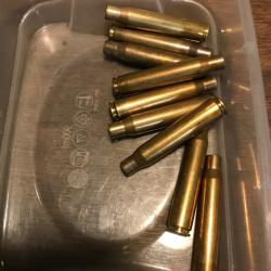 Un lot de 9 &eacute;tuis RWS cal 8x68S