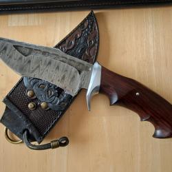 Couteau de chasse artisanal par Claudio Sobral CAS