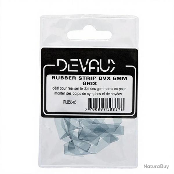 Rubber Strip DEVAUX 6 mm gris