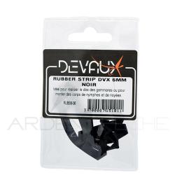 Rubber Strip DEVAUX 6 mm Noir