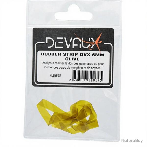 Rubber Strip DEVAUX 6 mm Olive